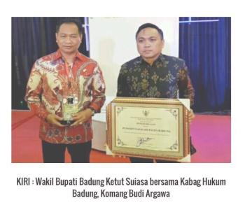 badung raih penghargaan kabupaten peduli ham 2016